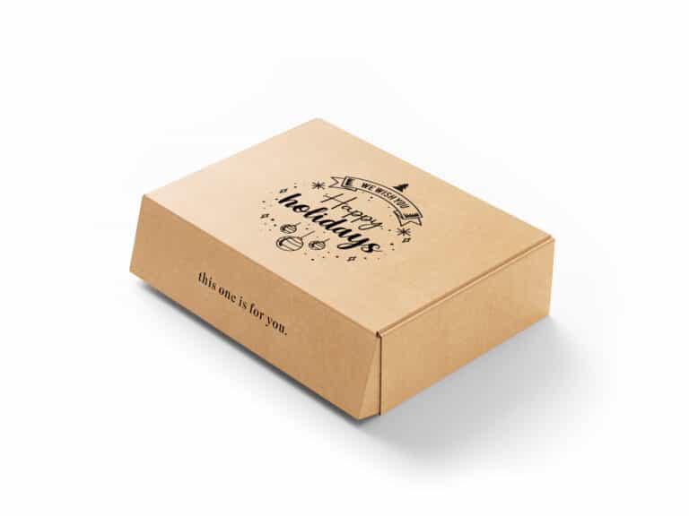 Happy Holidays Geschenkverpackung Weihnachtsgeschenke für Mitarbeiter