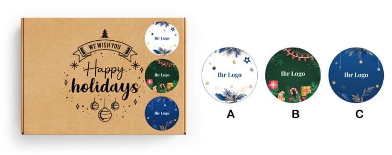 Frimenbranding Weihnachtsgeschenk Verpackung für Mitarbeiter