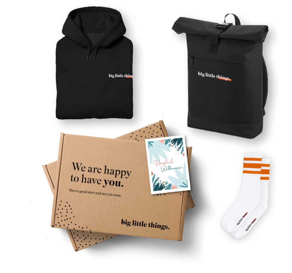 Mitarbeitergeschenke Welcome box