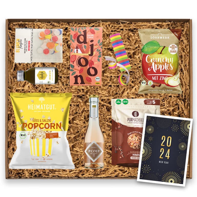 Mitarbeiter-Geschenkbox-Neujahr