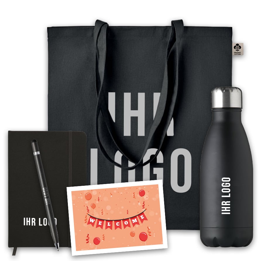 Mitarbeiter-Geschenkbeutel-Onboarding