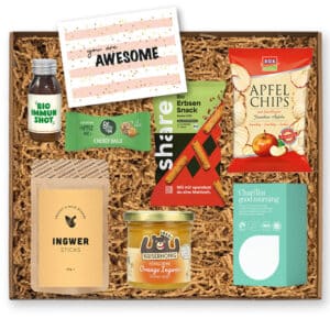 Mitarbeiter-Geschenkbox-Fitmacher