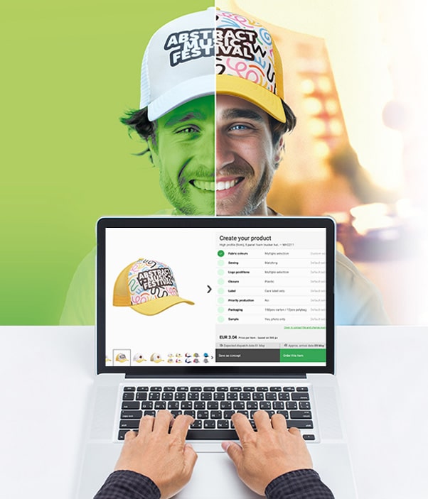 Anpassungsoptionen für jeden Werbezweck, flexible Personalisierung von hochwertigem Merchandise