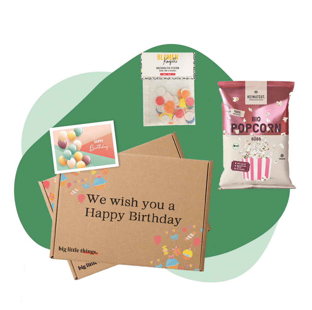 Classic Geburtstagsbox für Mitarbeiter, personalisiertes Firmengeschenk zum günstigen Preis