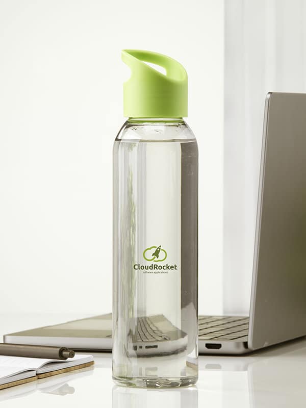 Robuste individualisierbare Sport-Trinkflasche, ideal für aktive Werbebotschaften