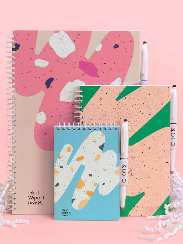 Nachhaltiges Notizbuch im stilvollen Design, individualisierbar für dein Branding oder als Werbeartikel.