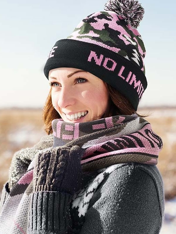 individuell gestaltbare Strickmütze Merchandise Mitarbeitergeschenke