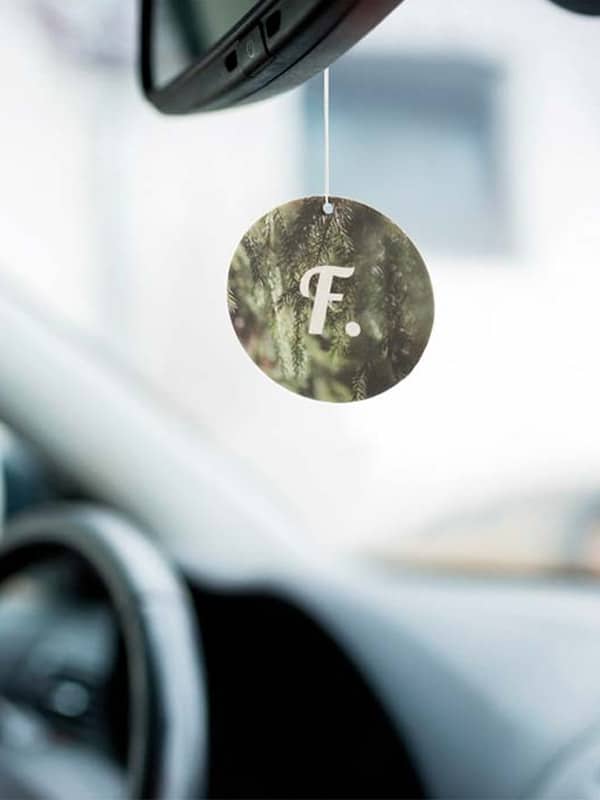 individuell gestaltbarer Duftaufhänger Merchandise Mitarbeitergeschenke