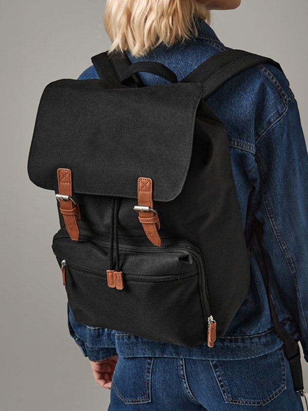 Vintage Rucksack, personalisierte Merchandise Mitarbeitergeschenke